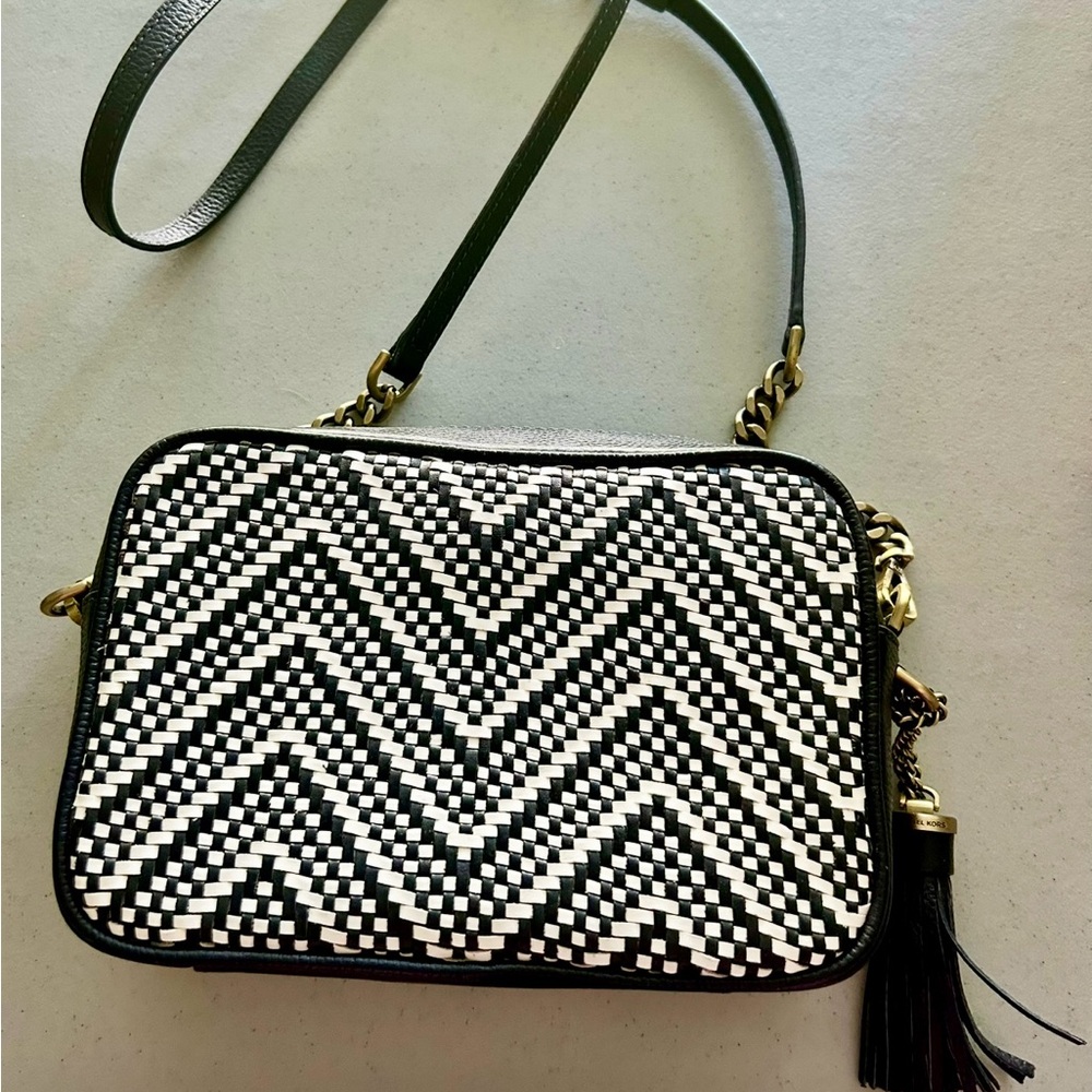 Michael Kors Navy/White Crossbody